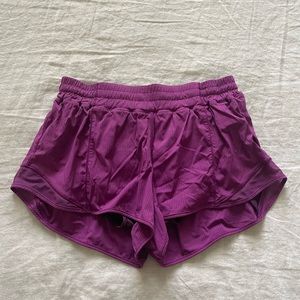 Purple hotty hot short